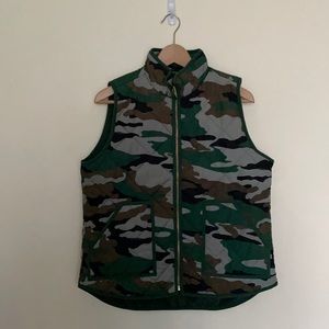 J. Crew Mercantile Camo Vest